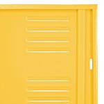 Locker metálico dual chico - 5 puertas amarillo